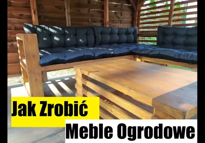 Jak zrobić meble ogrodowe z palet - łatwe i tanie pomysły DIY