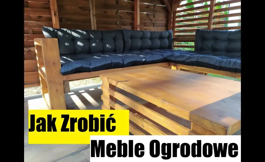 Jak zrobić meble ogrodowe z palet - łatwe i tanie pomysły DIY