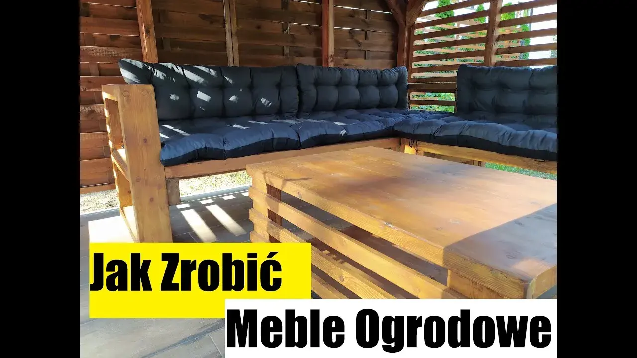 Jak zrobić meble ogrodowe z palet - łatwe i tanie pomysły DIY