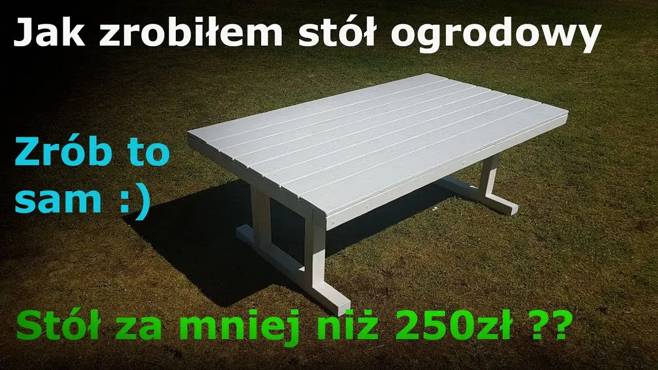 Zdjęcie Jak zrobić stół ogrodowy - proste kroki, które zaoszczędzą czas